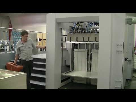 Heidelberg Promatrix 106 CS Die Cutter (long video)