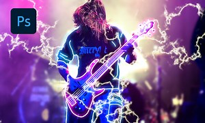 【Photoshop】蛍光ブラシの作り方と使用例