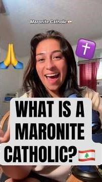 What is a MARONITE Catholic!!???🇱🇧🙏 