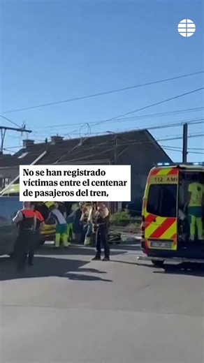 Accidente mortal entre un microbús escolar y un tren en Bélgica