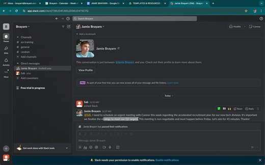 PART 5 Learn how to become an effective Executive Virtual Assistant - With Mock Client (Scenario-Based): SCHEDULING INTERNAL CONTACTS Comment and share na kayoooo agad for part 6!!! 🤩❤️ | Brayarn