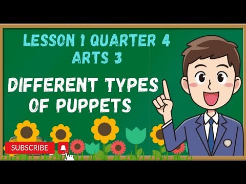 Lesson 1 Quarter 4 Arts 3 | Different Types of Puppets