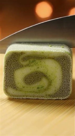 Frozen Green Tea Truffle ASMR | Oddly Satisfying Crunching and Cutting Sounds