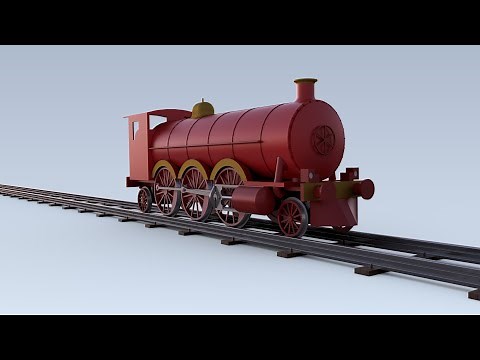 Simple Steam Train Animation