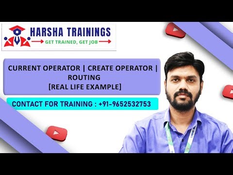 Current Operator | Create Operator | Routing [Real Life Example] | Pega