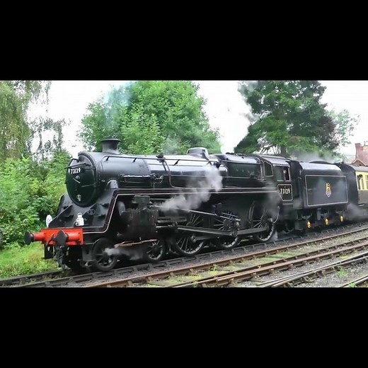 BR Standard Class 5 - 73129 - Caprotti - Highley - Severn Valley Railway #steam #train