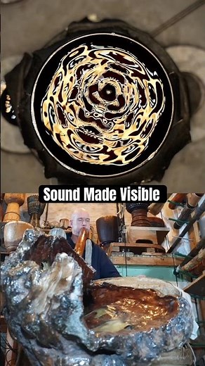 The SOUND of a Didgeridoo Made VISIBLE! Ft. Mike Didge #didgeridoo #instrument #cymatics