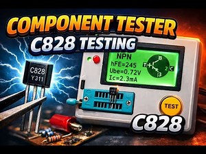 All Components Tester | Transistor, Mosfet, IGBT, Capacitor and Diode Tester | Continuity Tester