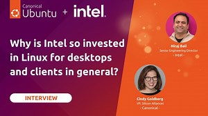 1.3K views · 67 reactions | ▶️ Intel and Canonical have been strategic partners for over a decade, why does Intel invest in Linux for desktops? What are the benefits that we bring to our customers and developers? Watch the video and find the clues. #x86 #desktop | Ubuntu | Facebook