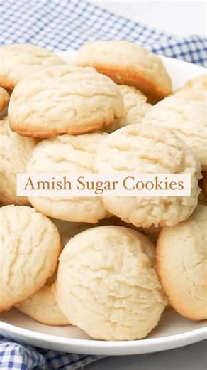 12K views · 61 reactions | Melt-In-Your-Mouth Amish Sugar Cookies 北 No need to roll, cut, or chill the dough...this recipe is SO easy...just scoop & bake!  Amish sugar cookies are ready in less than 30 minutes and they are super soft and fluffy, almost cake-like! This is a vintage recipe that's been passed down for generations. It's a classic for a reason! Defintely want to add this to your baking list! #cookies #sugarcookies | The Soccer Mom Blog - Positive Inspiration for Moms | Facebook
