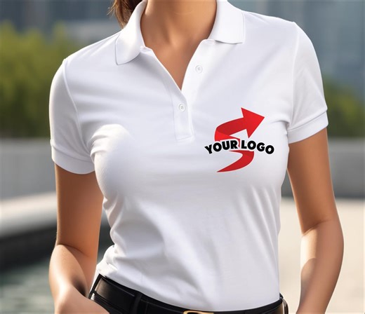 Custom Logo Polo Shirt: Personalized Business Apparel, Team Uniform - Etsy