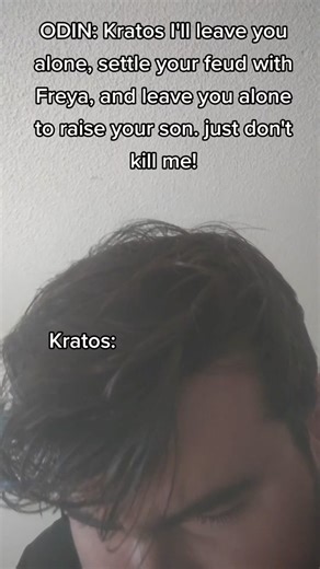 Have you guys seen under the mayos takes on it? bros a clown ong #godofwar #godofwarragnarok #kratos #thor