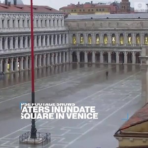 70K views · 678 reactions | Timelapse footage shows St. Mark’s Square in Venice as high tides flooded parts of the city on Tuesday. https://abcn.ws/37T4qBR | ABC News | Facebook
