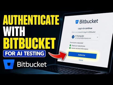How to authenticate with Bitbucket for automated AI testing - Easy Tutorial