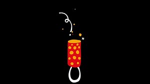 Download New Years Fireworks, Stock Overlay 4k Animation , 3D Motion Graphics loop Animation, with Chroma key, Alpha Channel, High Resolution, Black and Green Screen Background for free