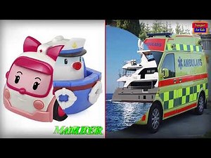Robocar Poli in real life! Educational video for kids! New cartoons about cars 22