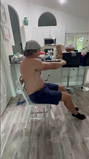 Seated cross punch to toe tap combos