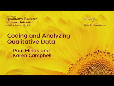 Coding and Analyzing Qualitative Data