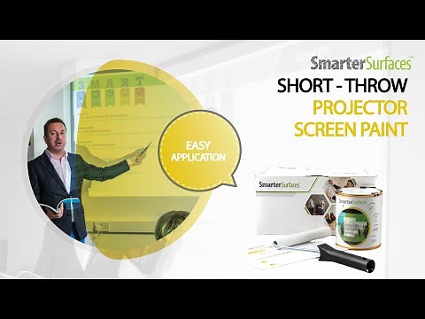 Short-throw Projector Screen Paint | Easy DIY Tutorial