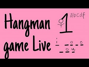 LIVE Hangman Challenge – Can you Guess this word?🔴| Ink Fuel #live #hangman #game #play #word