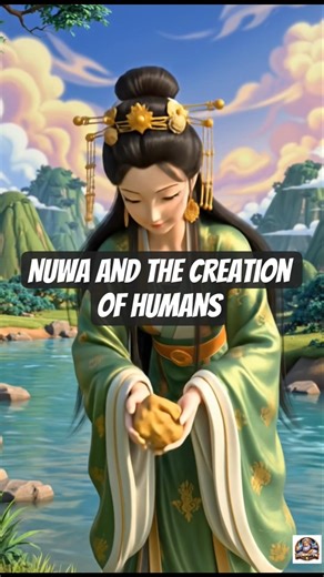 Nuwa and the Creation of Humans #mythology #mythology #myths #story #chinese #Nuwa #legend #creation