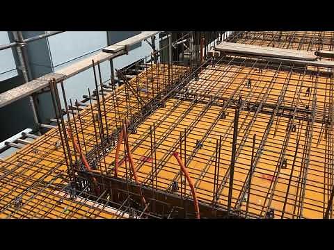 【現場】二階床スラブ配筋について解説してみた！【How to make a reinforced concrete house】Upstairs floor slab reinforcement
