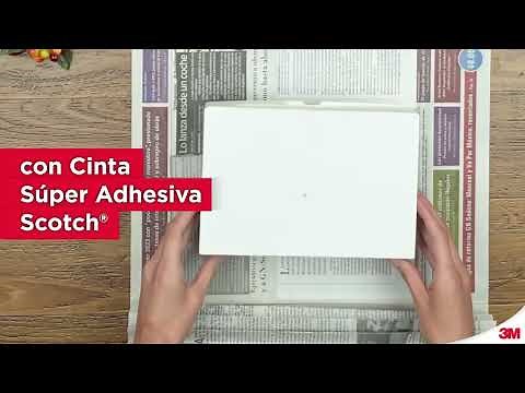 Envolturas originales con Cinta Súper Adhesiva Scotch®​