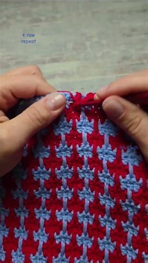 Spike DC Stitch 4 Row Repeat Crochet Pattern|Crochet Blanket #crochettutorial #easycrochet #knitting