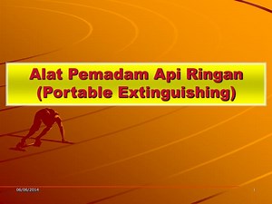 PPT - Alat Pemadam Api Ringan (Portable Extinguishing) PowerPoint Presentation - ID:1133104