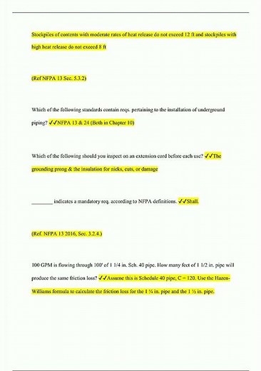 Nicet Level 1 Water Based Layout Questions and Answers Graded A2796 video
