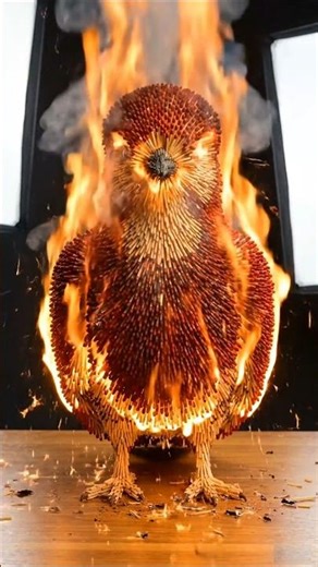 Eagle burning ❤️‍🔥🦅#eagle #burn #asmr #shorts