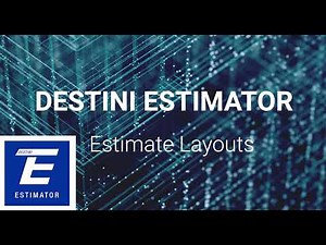Estimate Layouts in DESTINI Estimator