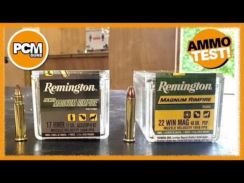 AMMO TEST: Remington 17HMR /17-grain and 22WMR/40-grain Magnum Rimfire.