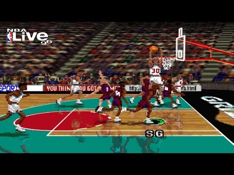 NBA Live 96 (PC) - Grizzlies vs. Raptors - Highlights
