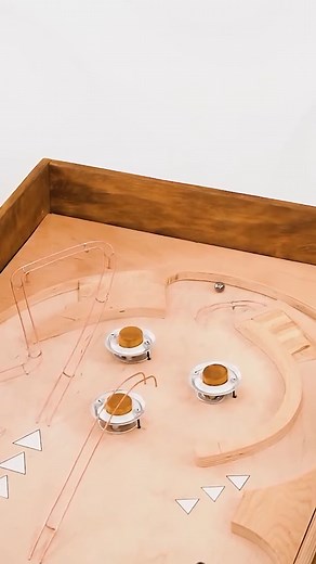 6.5K views · 60 reactions | Handmade Pinball with Fully Working Automatic Bumpers #diy #ingenious #sport #experiments #satisfyingvideos #creative #gamingcommunity #pinball | The Q | Facebook