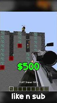 GET DIAMONDS OR GET SHOT #minecraft #minecraftmeme #minecraftpc