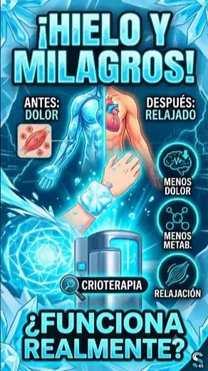 ❄️ ¿Qué sucede realmente al aplicar hielo? La ciencia de la crioterapia.