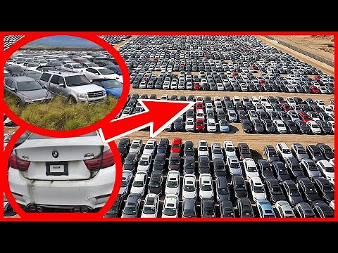This Is Where Unsold Cars Gone… New Car graveyards. Abandoned New Cars