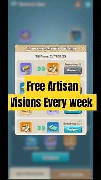 FREE Artisan Visions Method (F2P Guide) — Get 40–50 Every Week! KINGSHOT