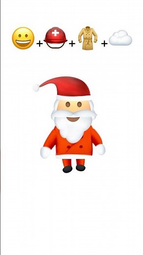 Santa Comes to Life: Digital Emoji Mixing in Procreate! #emojimix #procreate #santa