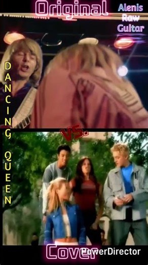 dancing queen |original vs cover #abba #coversong #singing #youtubeshorts