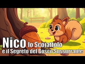 Nico lo Scoiattolo e il Segreto del Bosco Sussurrante | Storie Cartoni Animati e Favole Per Bambini