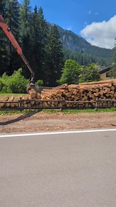Italian Alps Self Loading Log Truck #travel | Fine Homebuilding House