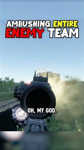AMBUSHING The Whole Enemy Team... 🔥😱 #armareforger #gaming