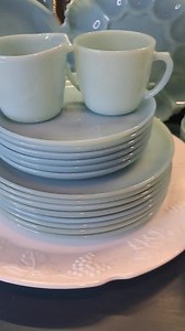 Fire King Delphite Blue, Fire King Turquoise, CHOICE, D Handle Coffee, Egg Plate, Teacup, Dinner Plate, Cream/ Sugar, Berry Bowl, Platter - Etsy