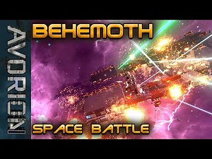 Behemoth of the East cinematic fight - Avorion - Space Battle