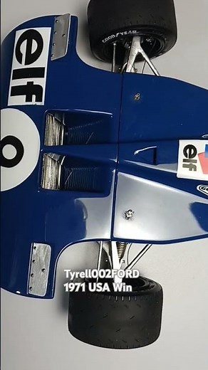 【TAMIYA】1/12 TYRRELL 002 FORD 1971 アメリカGP 優勝F.セベール
