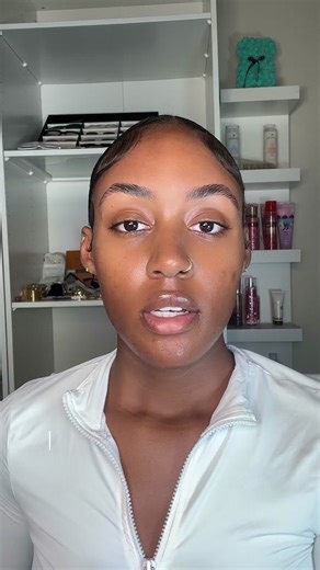 My Quick 20 min Makeup Tutorial 💕 #daytimeglam #quickmakeup #makeuptutorial #glowymakeup #makeuptransformation #makeuptiktok #browngirlmakeup