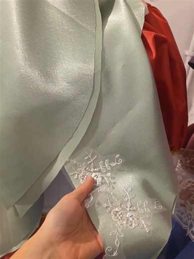 Progress on Princess and the Frog Costume