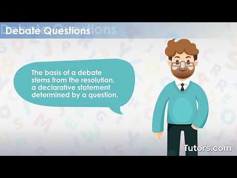 Debate | Questions, Structure, and Topics
